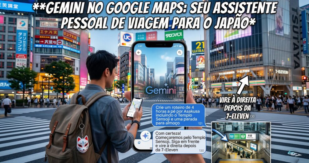 Gemini Google Maps viagem