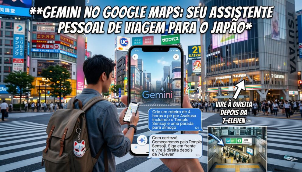 Gemini Google Maps viagem