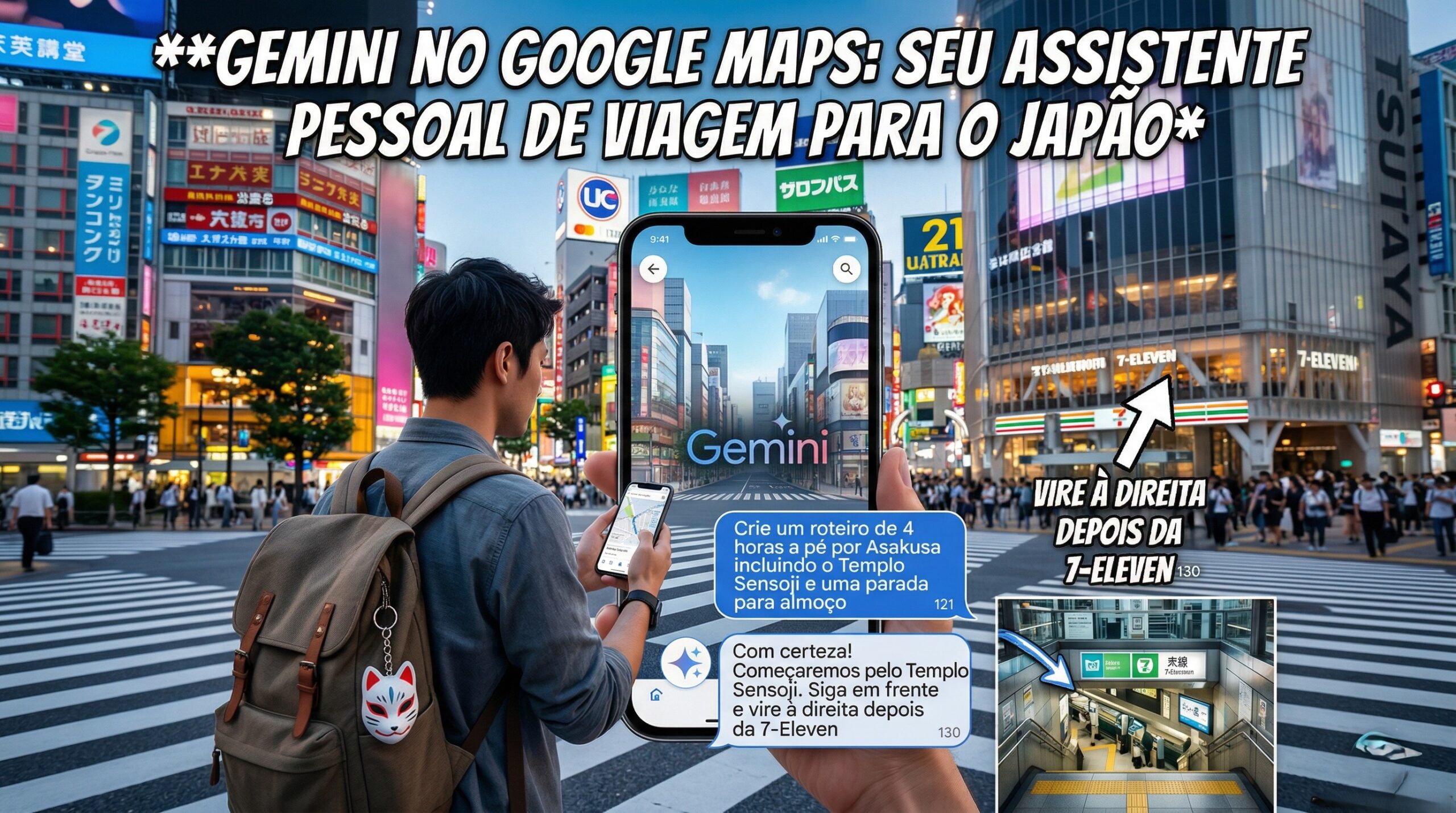 Gemini Google Maps viagem