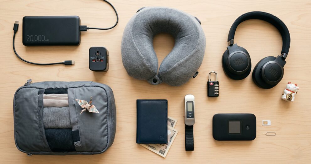 acessórios viagem Japão essenciais