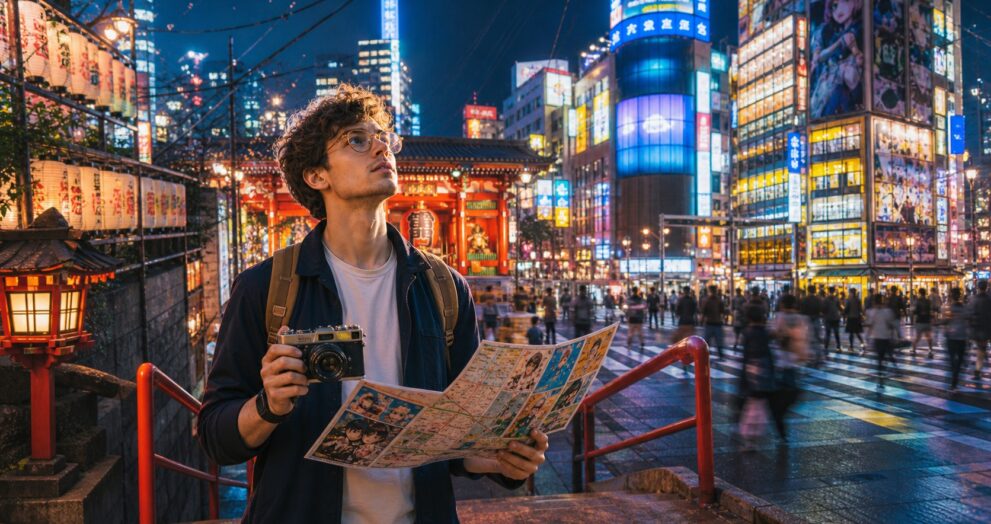 Anime pilgrimage em Tóquio com roteiro para primeira viagem no Japão