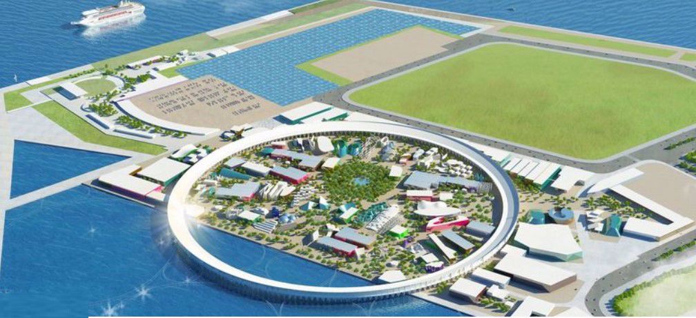Ilha de Yumeshima em Osaka em transformação, onde ficou a Expo 2025 e será construído o MGM Osaka