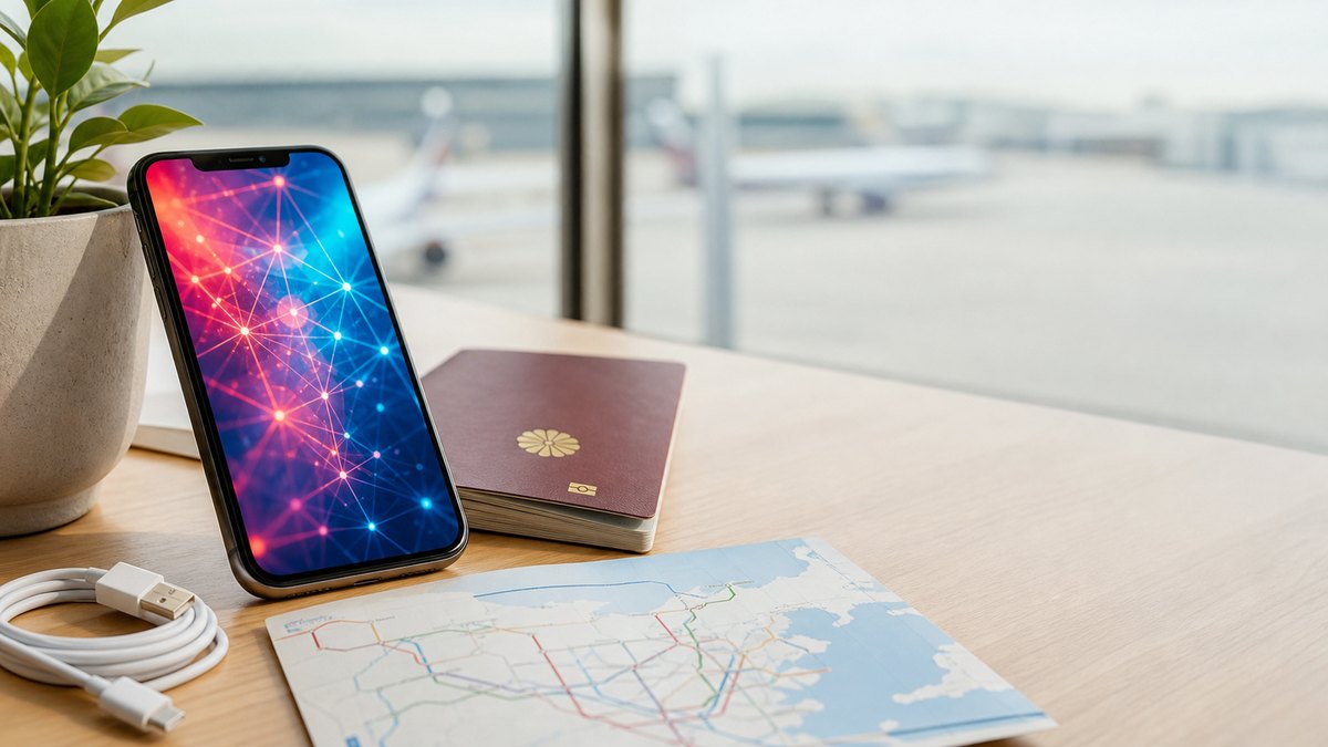Imagem interna de planejamento de internet com eSIM para viagem ao Japão