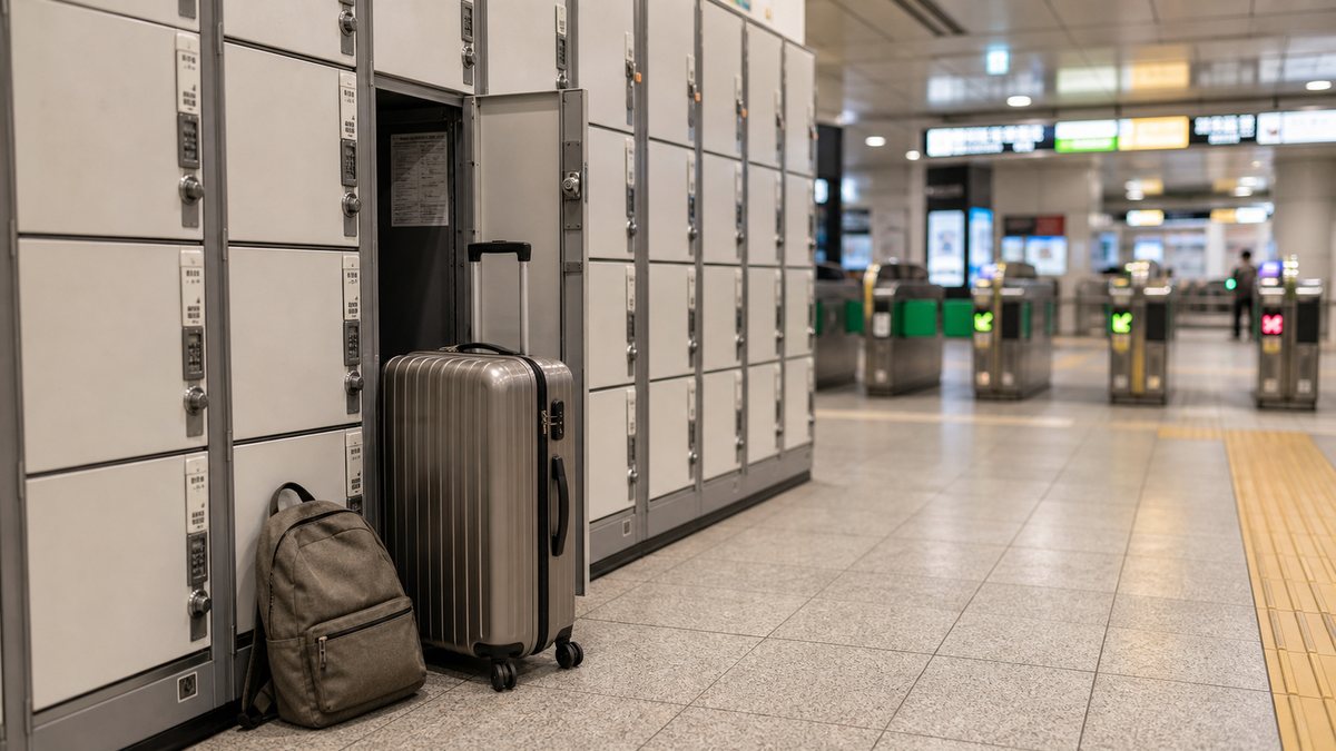 Imagem interna para explicar coin lockers japao no planejamento de viagem