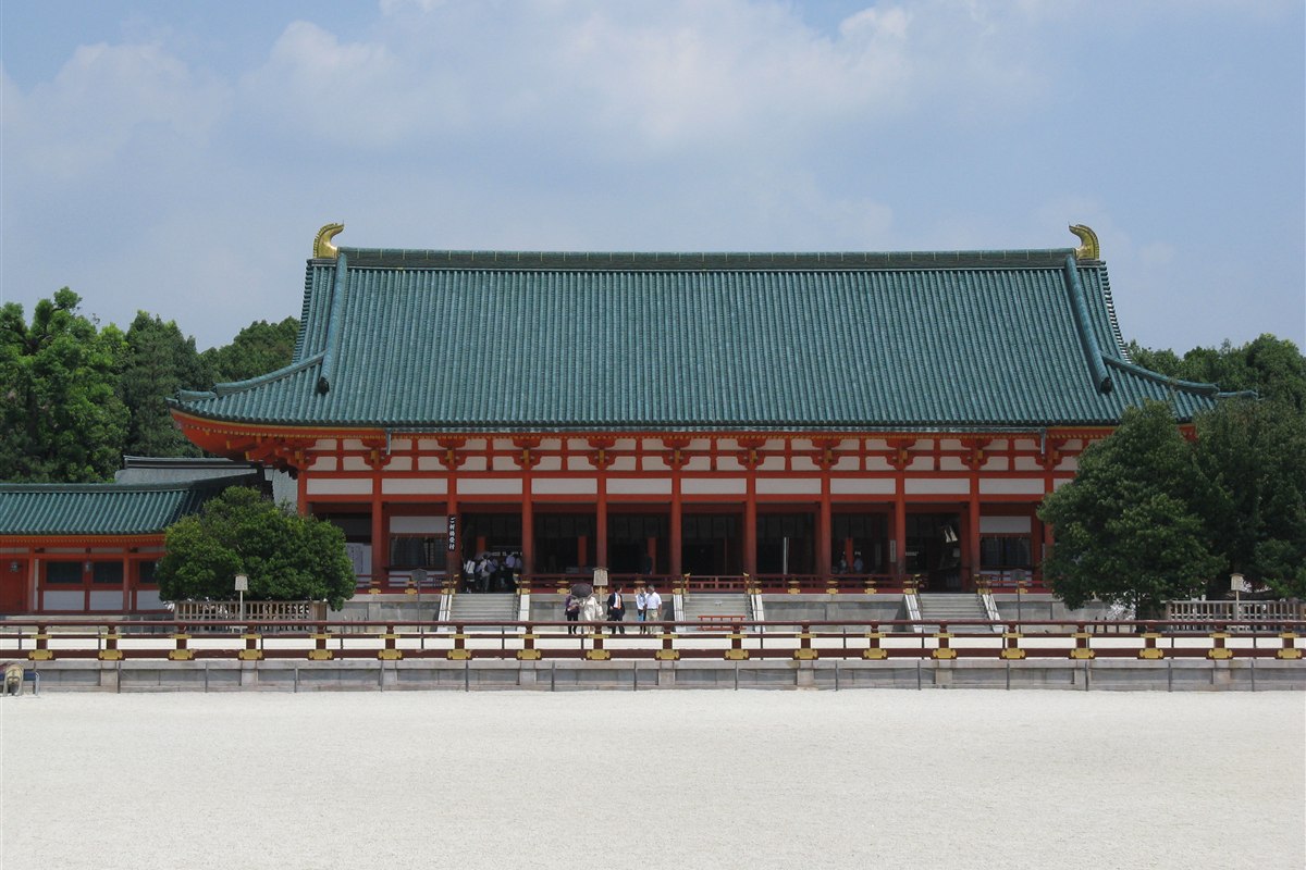 Heian Jingu em Okazaki, região próxima ao Miyako Messe em Quioto