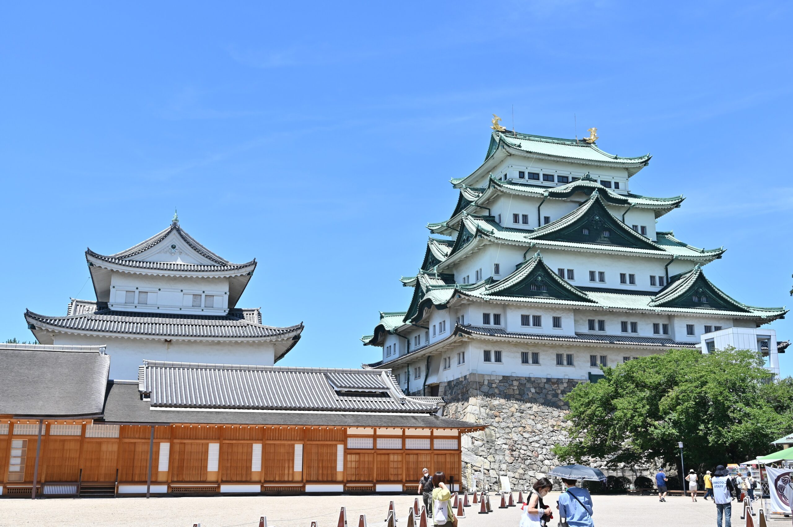 Castelo de Nagoya em dia claro, atração clássica para combinar com os Jogos Asiáticos 2026
